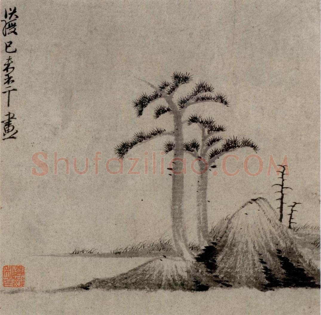 1619年 陈洪绶 《模古图》 书画作品