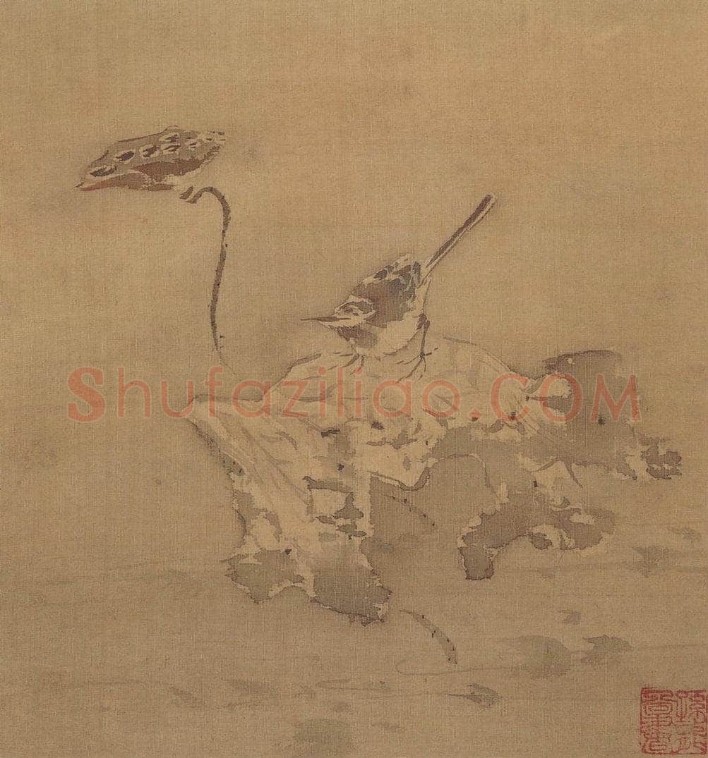 明 孙龙 《花鸟草虫册》 书画作品