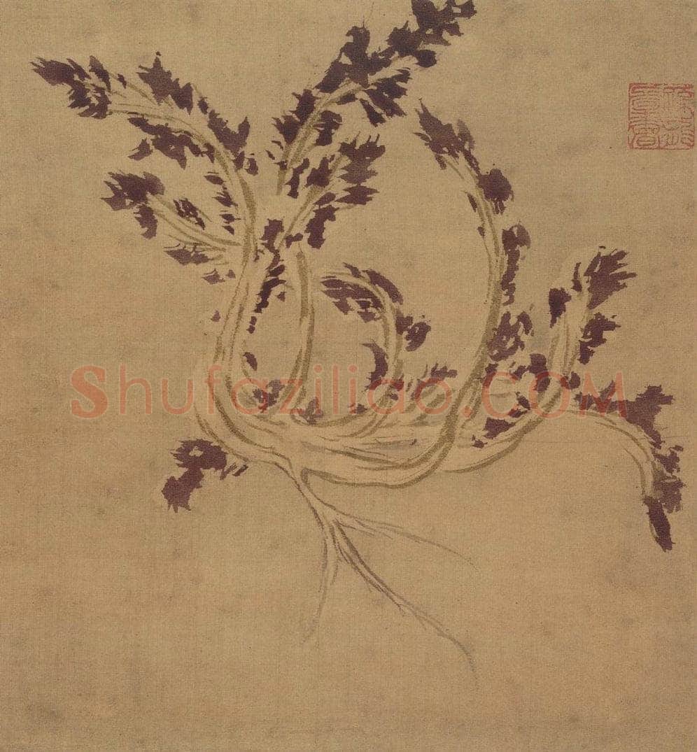 明 孙龙 《花鸟草虫册》 书画作品