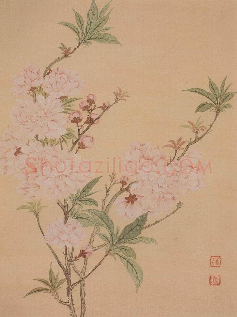 清 恽寿平 《花卉册》 书画作品