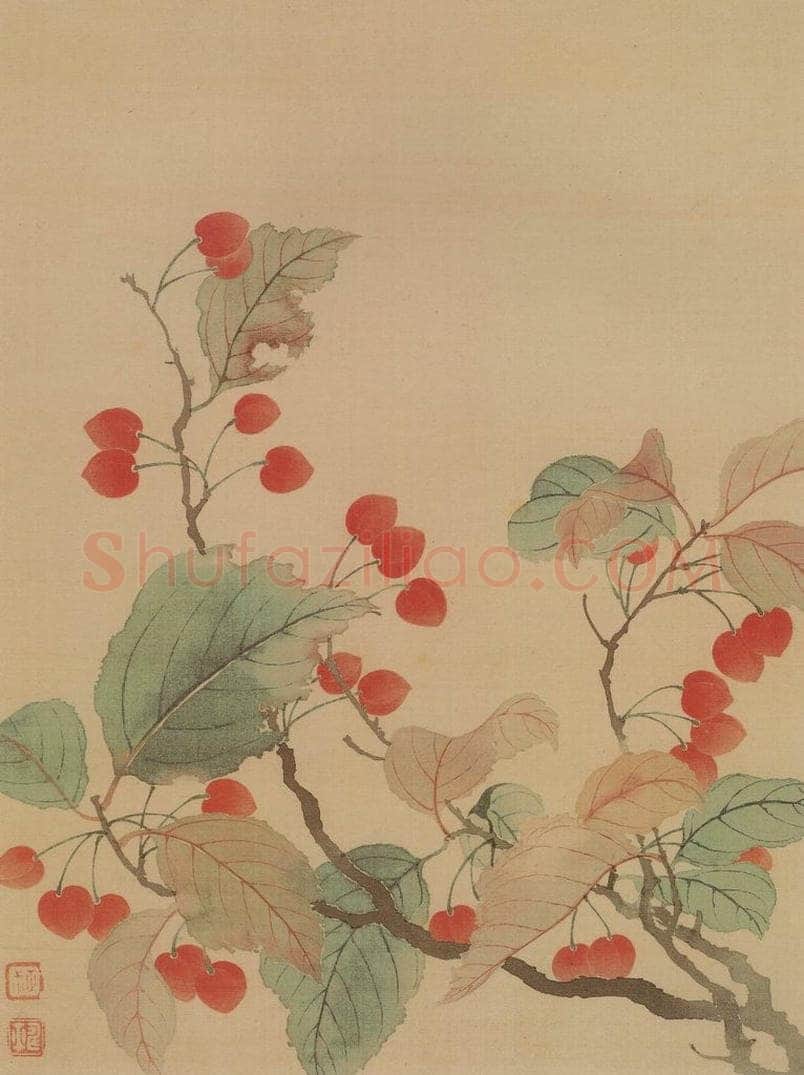 清 恽寿平 《花卉册》 书画作品