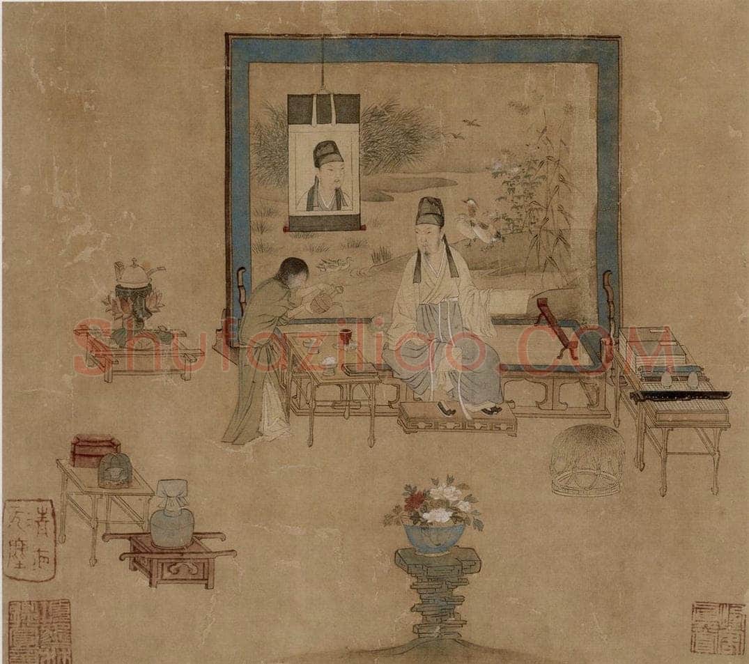 仇英 《摹天籁阁宋人画册》 书画作品
