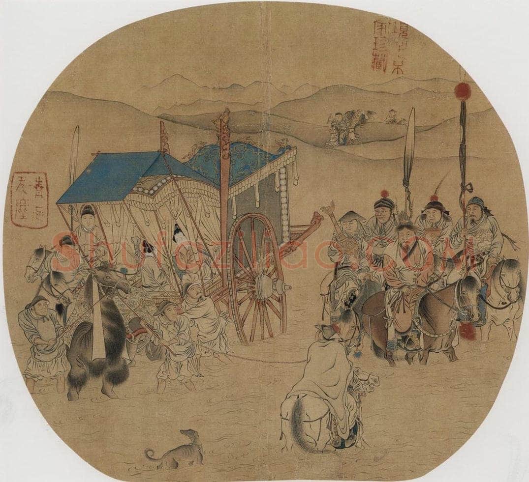 仇英 《摹天籁阁宋人画册》 书画作品