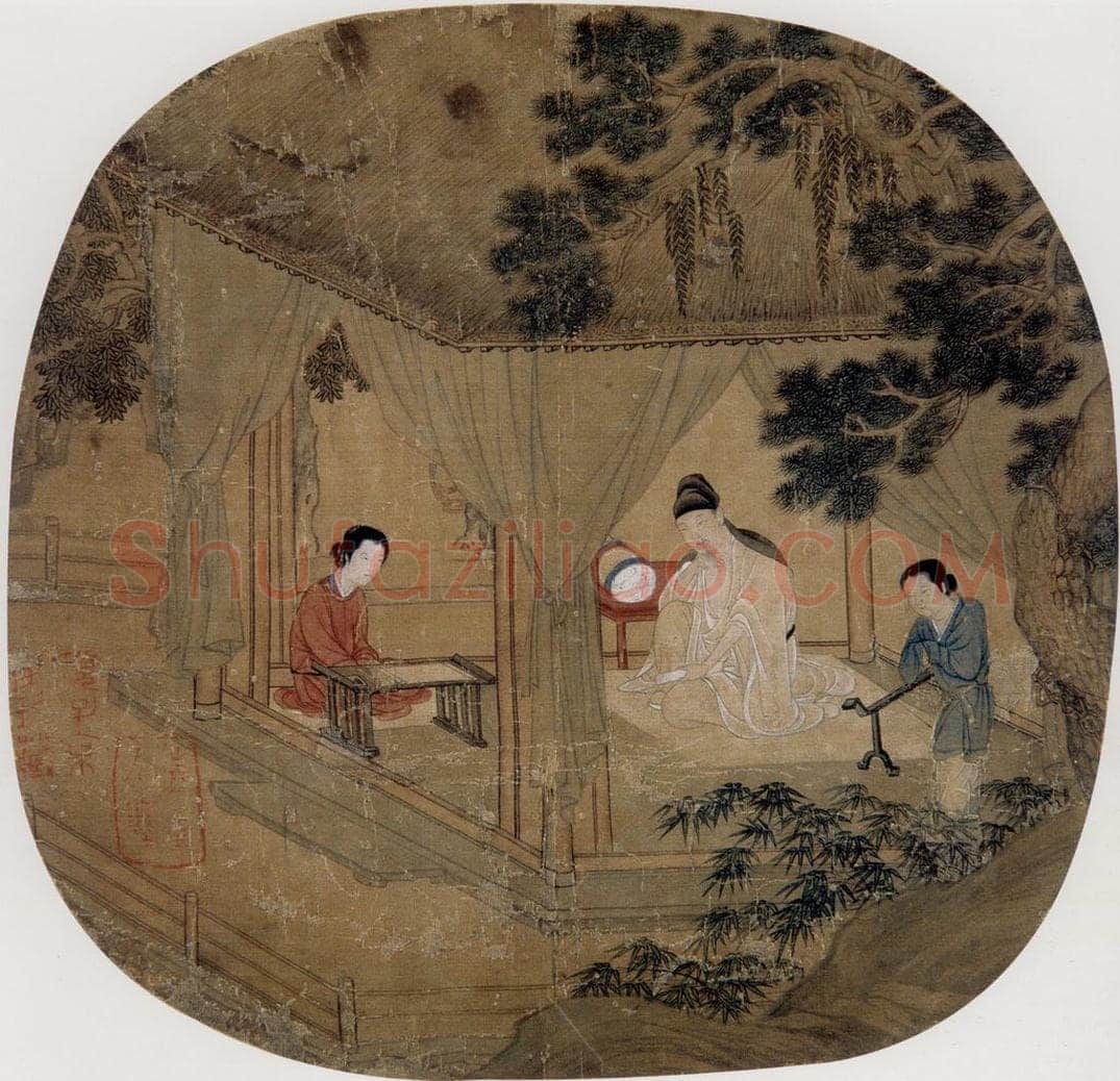  仇英 《摹天籁阁宋人画册》 书画作品