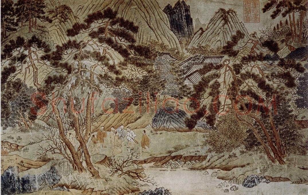 仇英 《桃源图》 书画作品