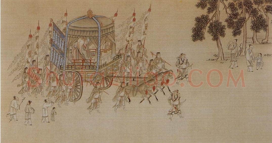  仇英 《孝经图》 书画作品