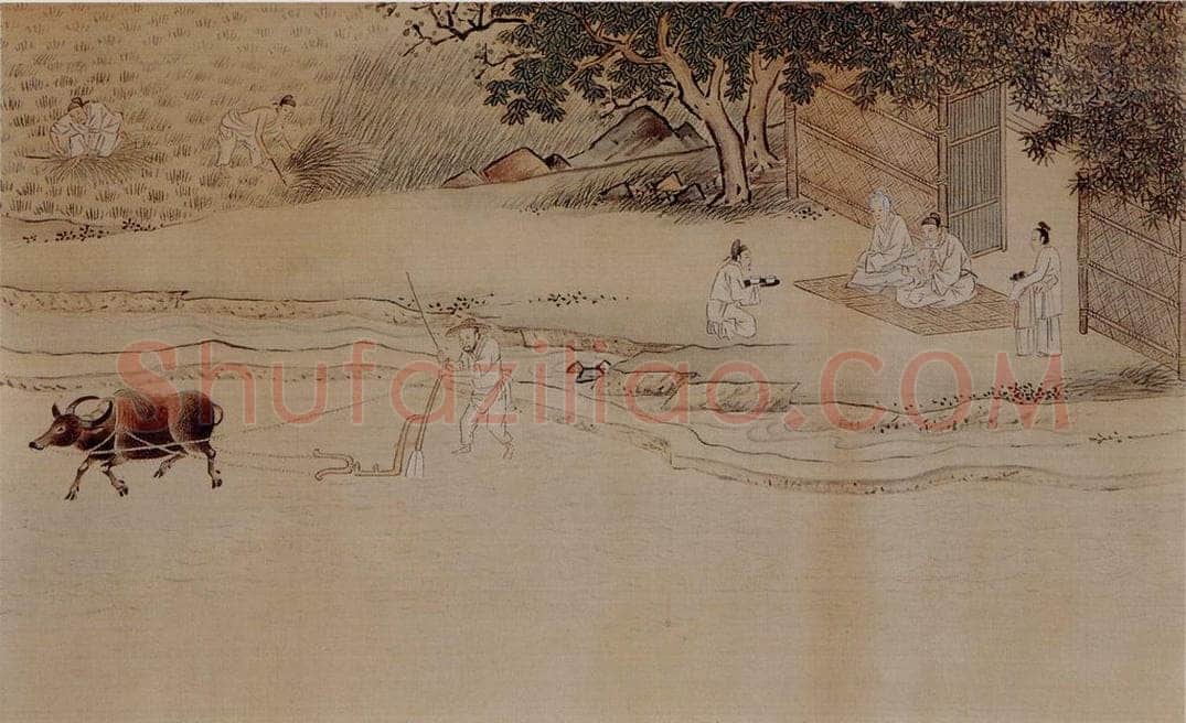  仇英 《孝经图》 书画作品