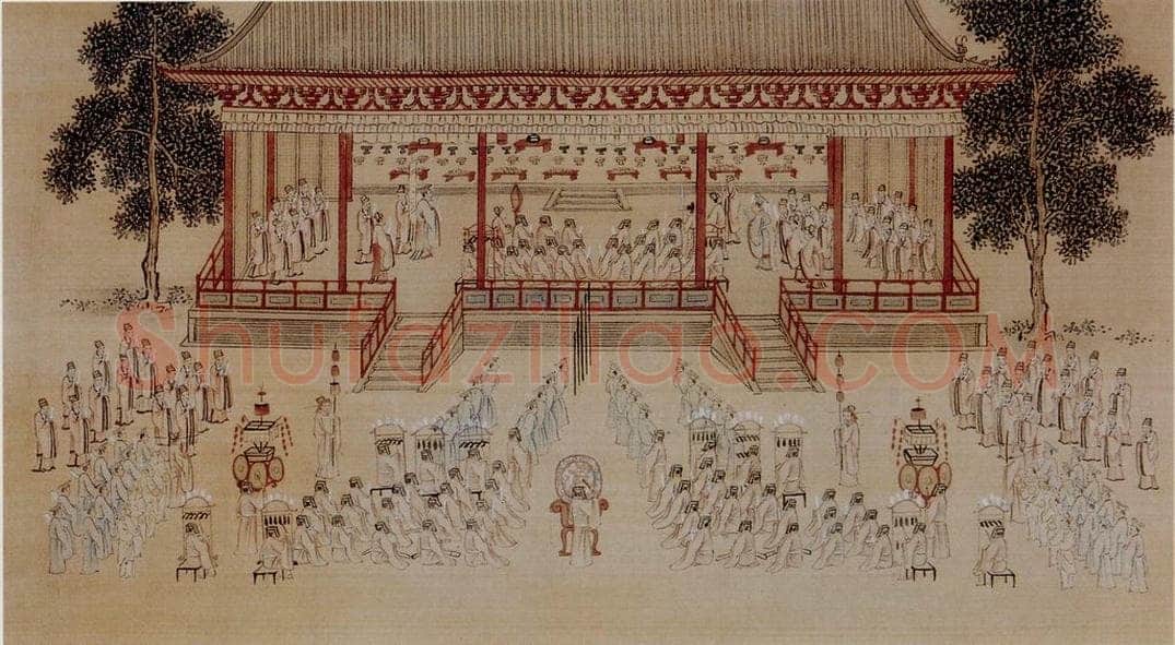 仇英 《孝经图》 书画作品