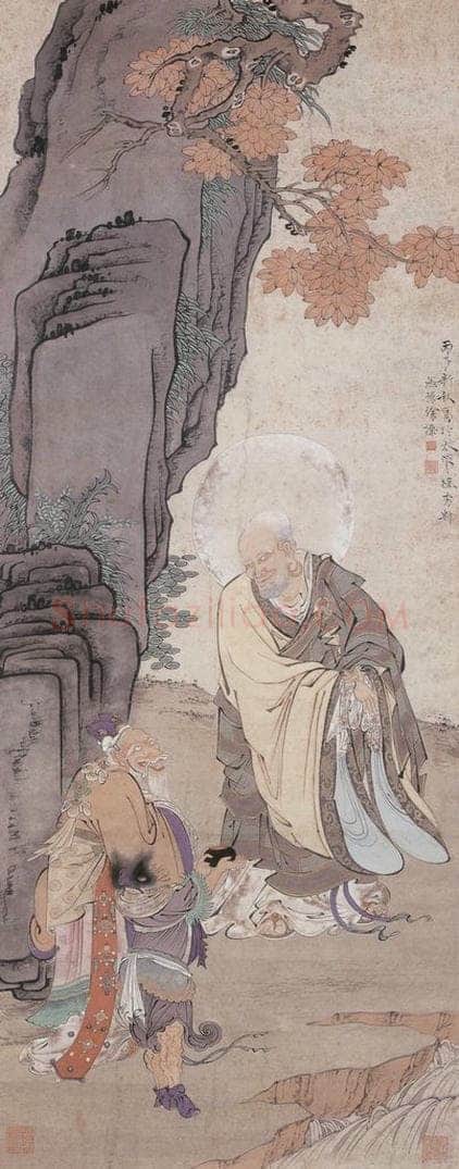 1936年 徐燕荪 《罗汉图》 书画作品