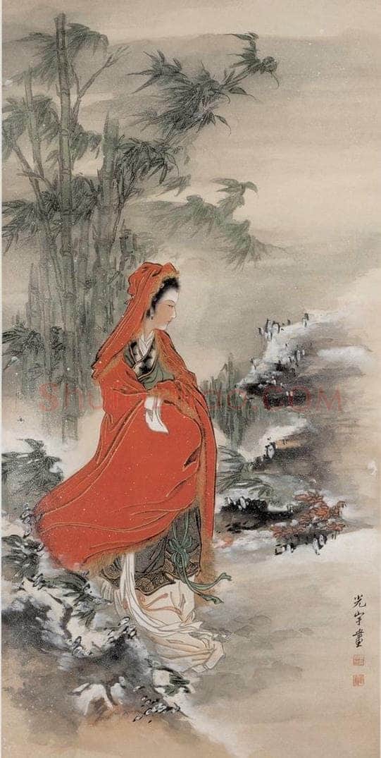  吴光宇 《立雪》 书画作品
