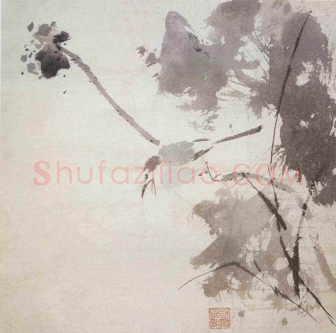 张其翼 《荷塘水禽》 书画作品