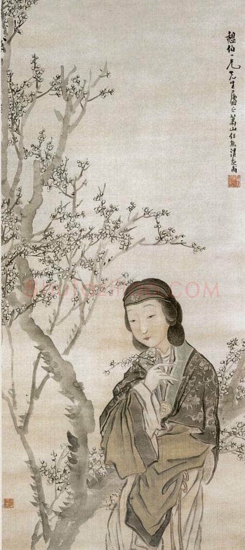 不详 任熊 仕女 书画作品
