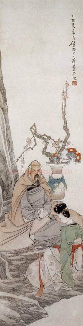 1885年 任薰 人物 书画作品