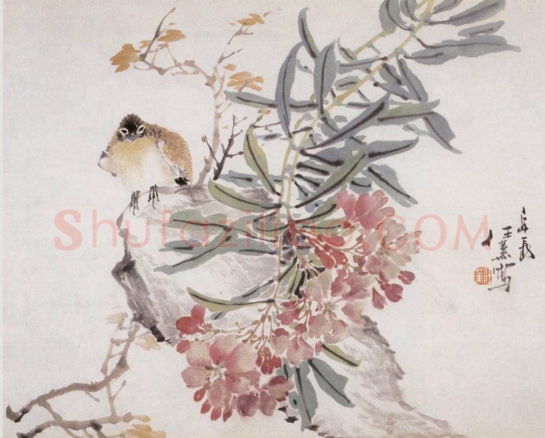 不详 任薰 花鸟 书画作品