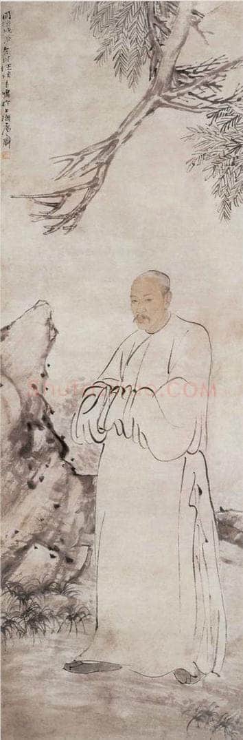 1868年 任伯年 陈允升像 书画作品