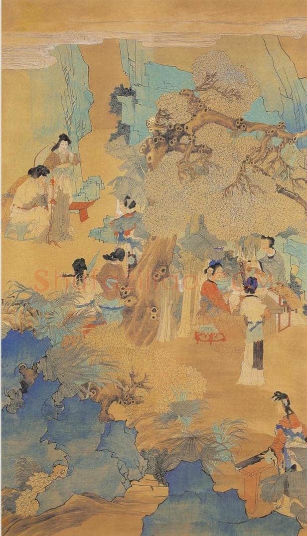 不详 任伯年 群仙祝寿图 书画作品