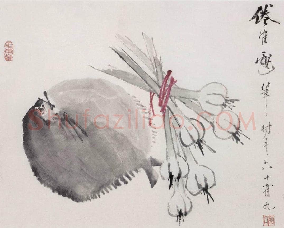 1887年 虚谷 花卉册 书画作品