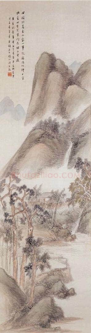 不详 杨伯润 山水 书画作品