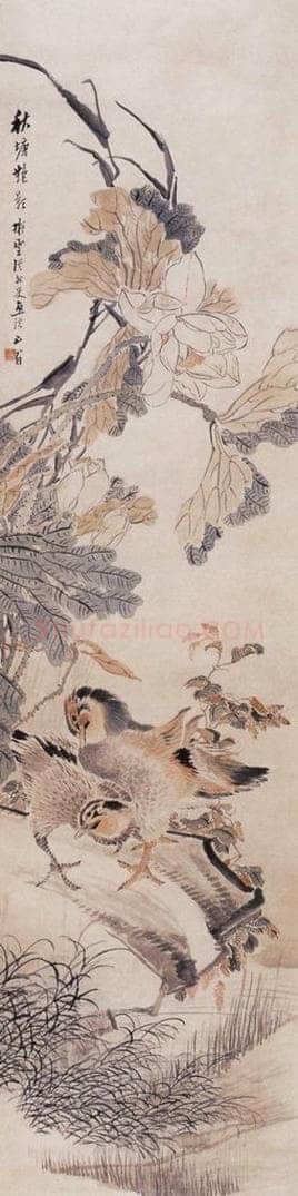 不详 沙馥 秋塘艳影 书画作品