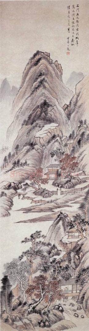 不详 顾沄 山水 书画作品