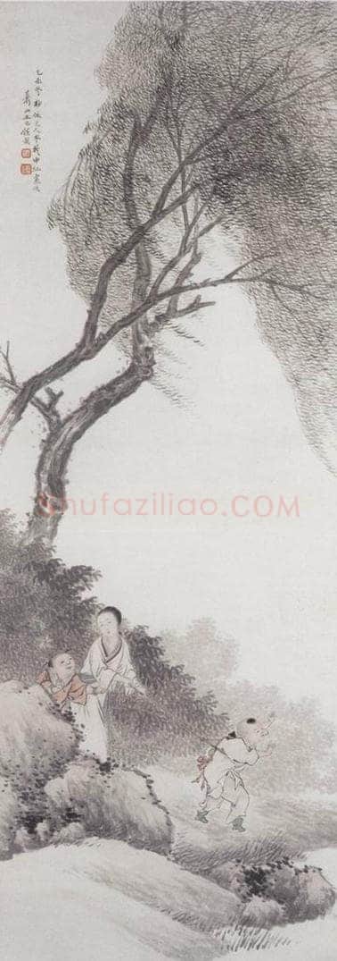 1895年 任预 人物 书画作品