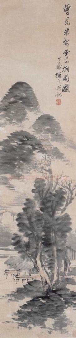 不详 胡公寿 云山烟雨 书画作品