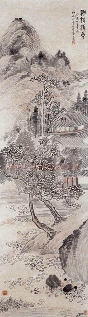 不详 吴大澂 胡楼清夏 书画作品