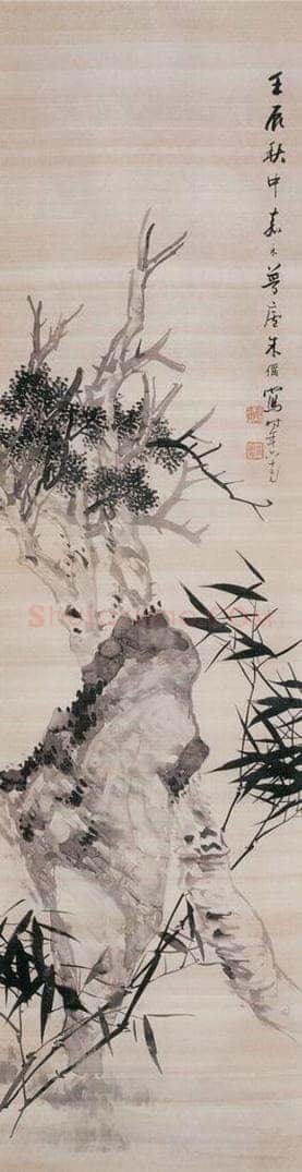 1892年 朱偁 花卉屏 书画作品