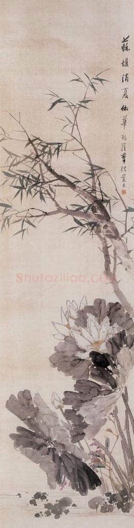 1894年 朱偁 花卉屏 书画作品
