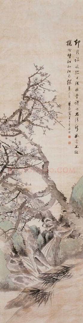 1894年 朱偁 花卉屏 书画作品