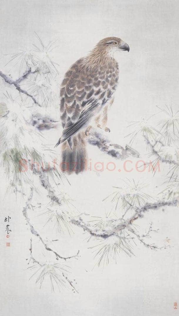 1941 苏卧农 《雪晴》 书画作品