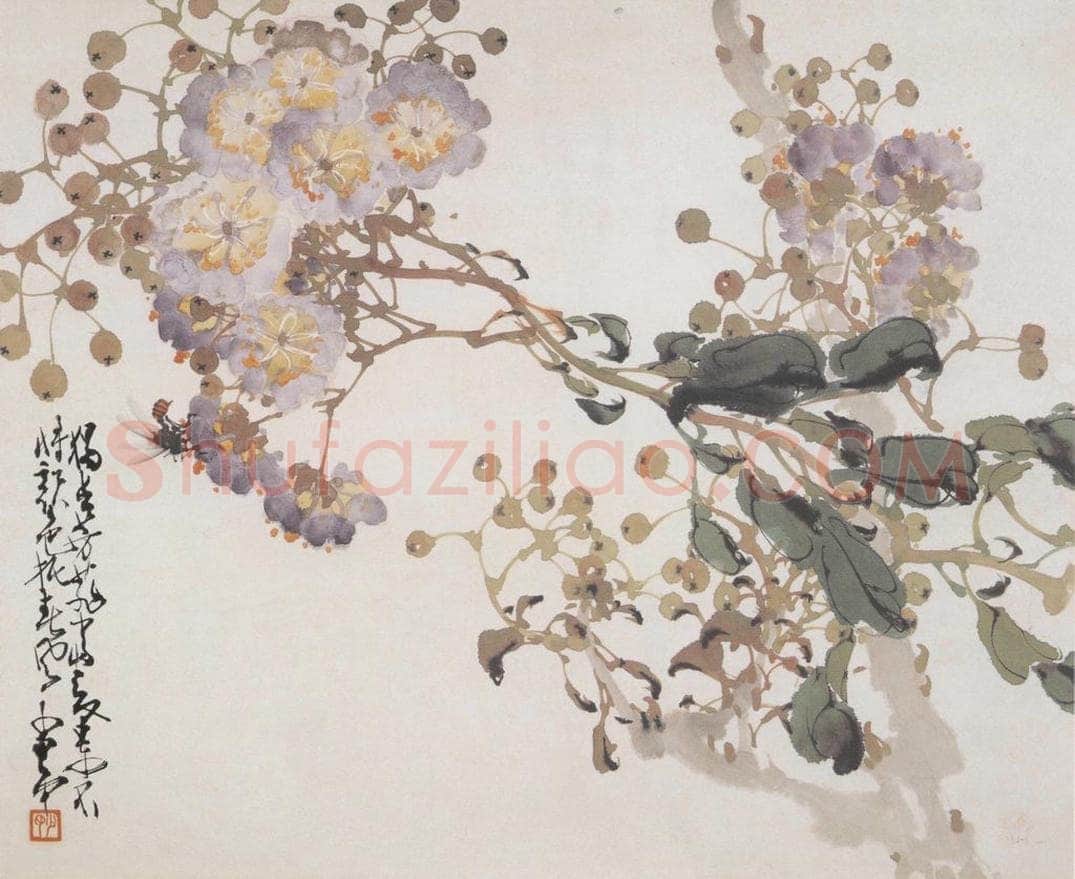 1946 赵少昂 《花卉册》 书画作品