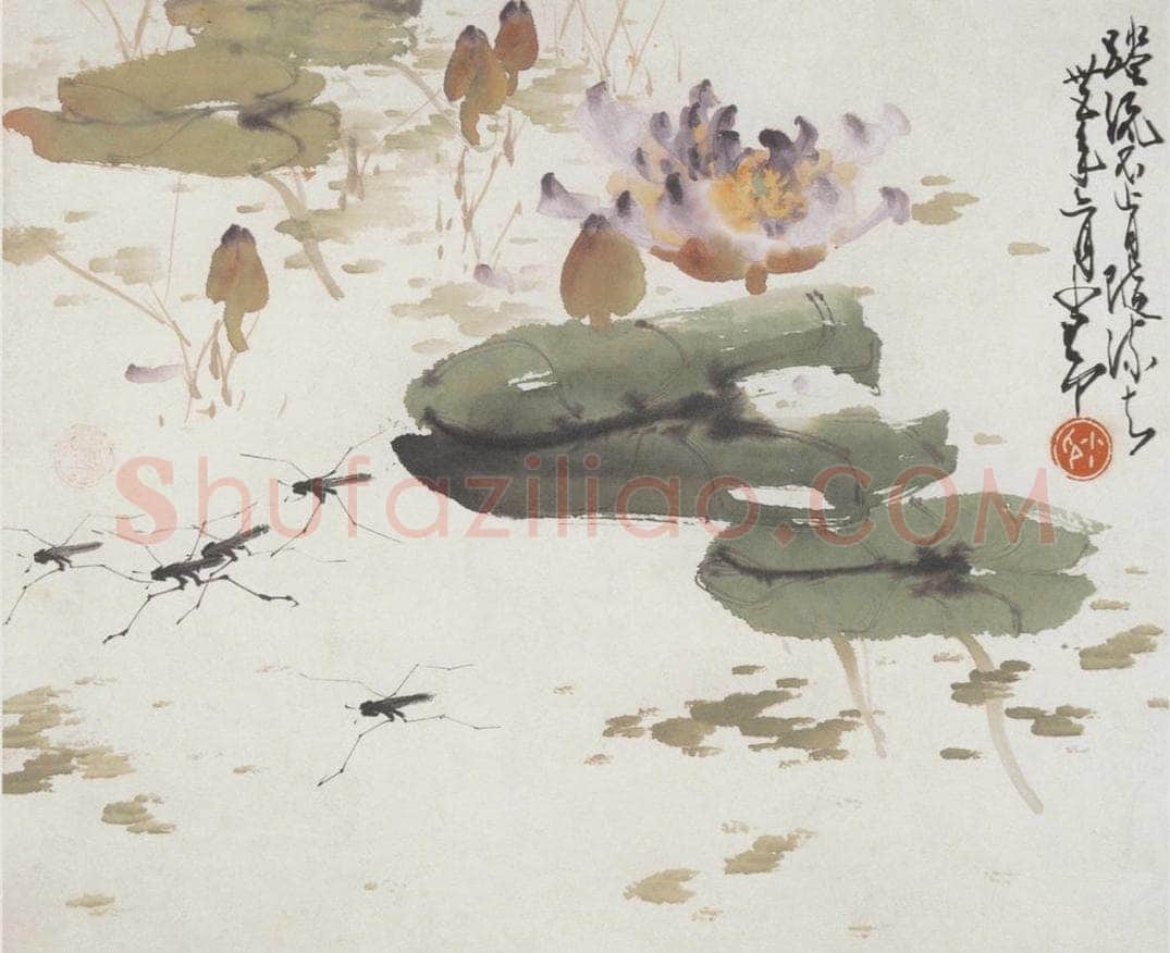 1946 赵少昂 《花卉册》 书画作品