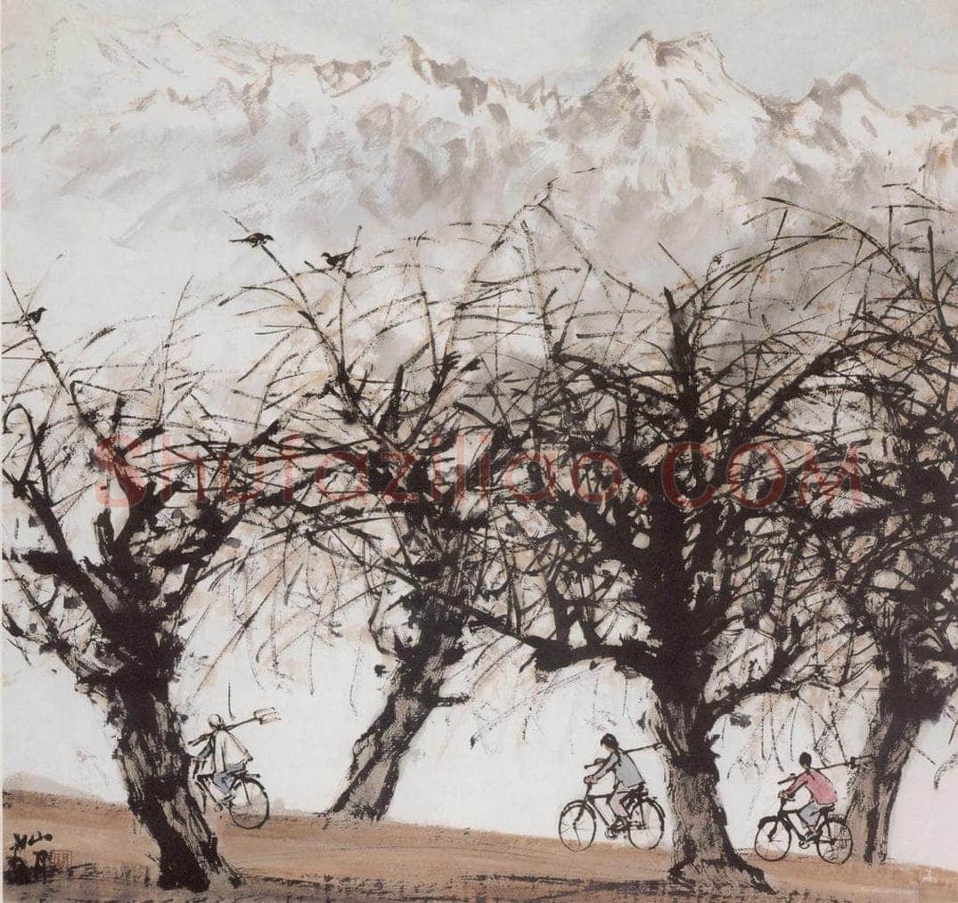 1964 关山月 《春到雁门》 书画作品