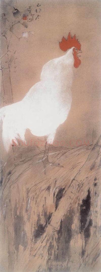 1999 杨善深 《雄鸡报晓》 书画作品