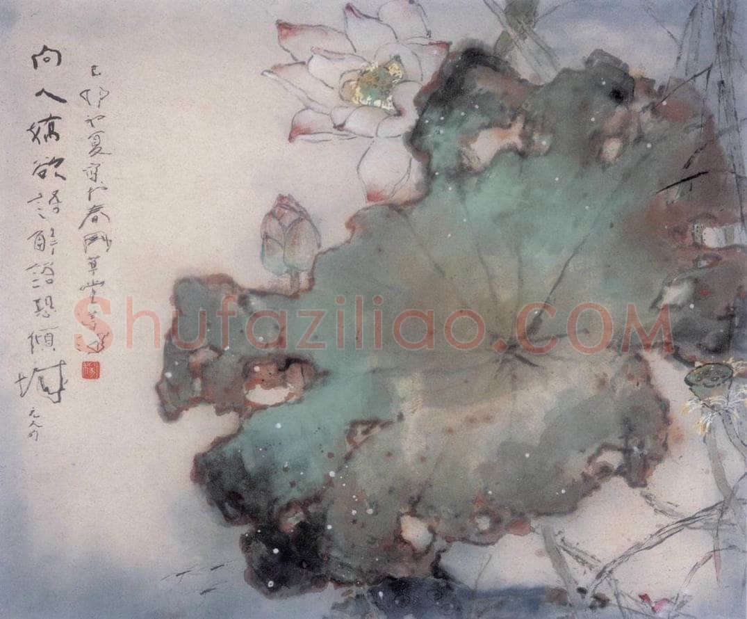1999 杨善深 《荷花》 书画作品