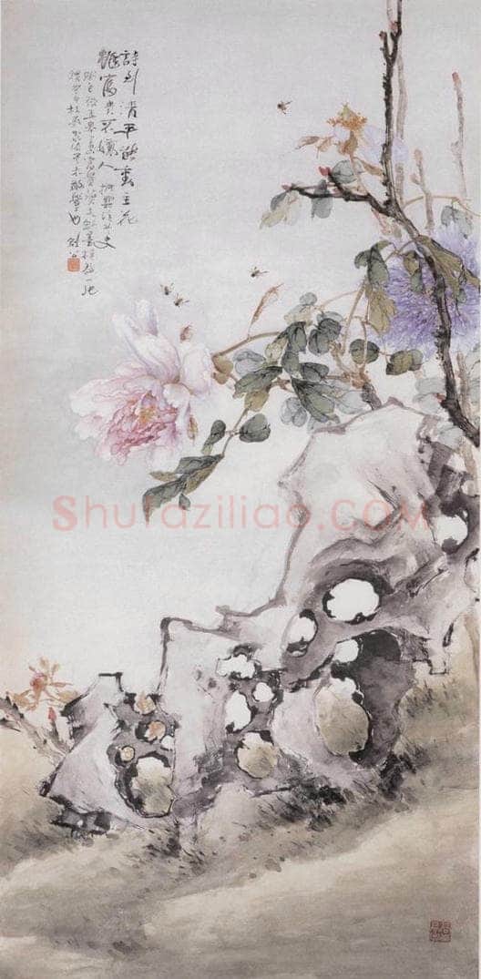  高剑父 《富贵图》 书画作品