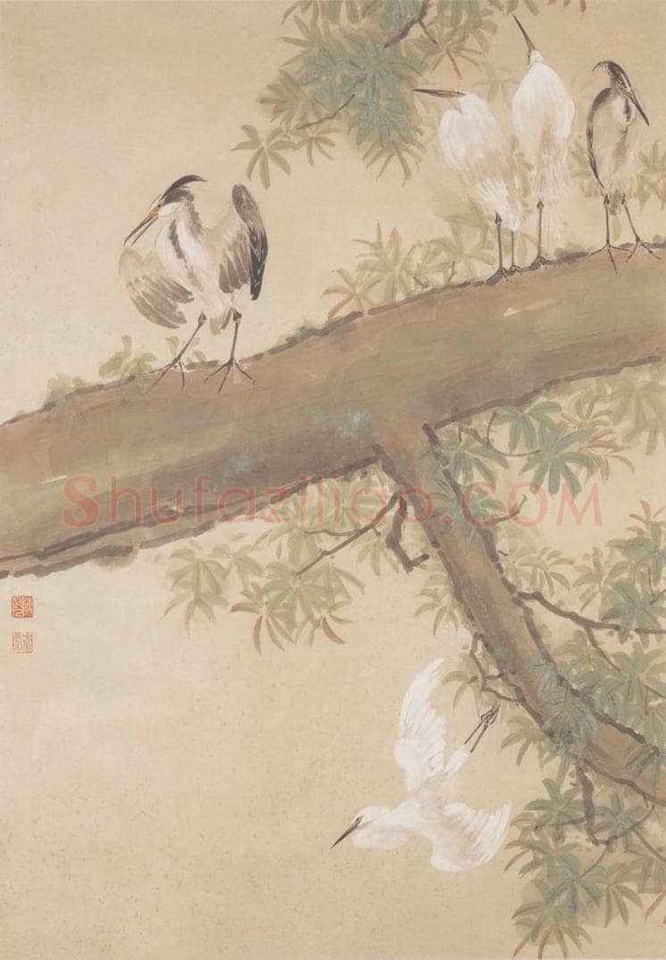  陈树人 《春雨过后》 书画作品