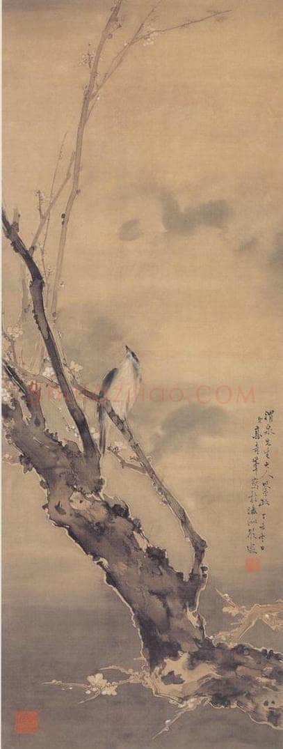 1907 高奇峰 《望梅》 书画作品