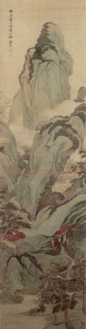 清 吴历 仿古山水四屏 书画作品