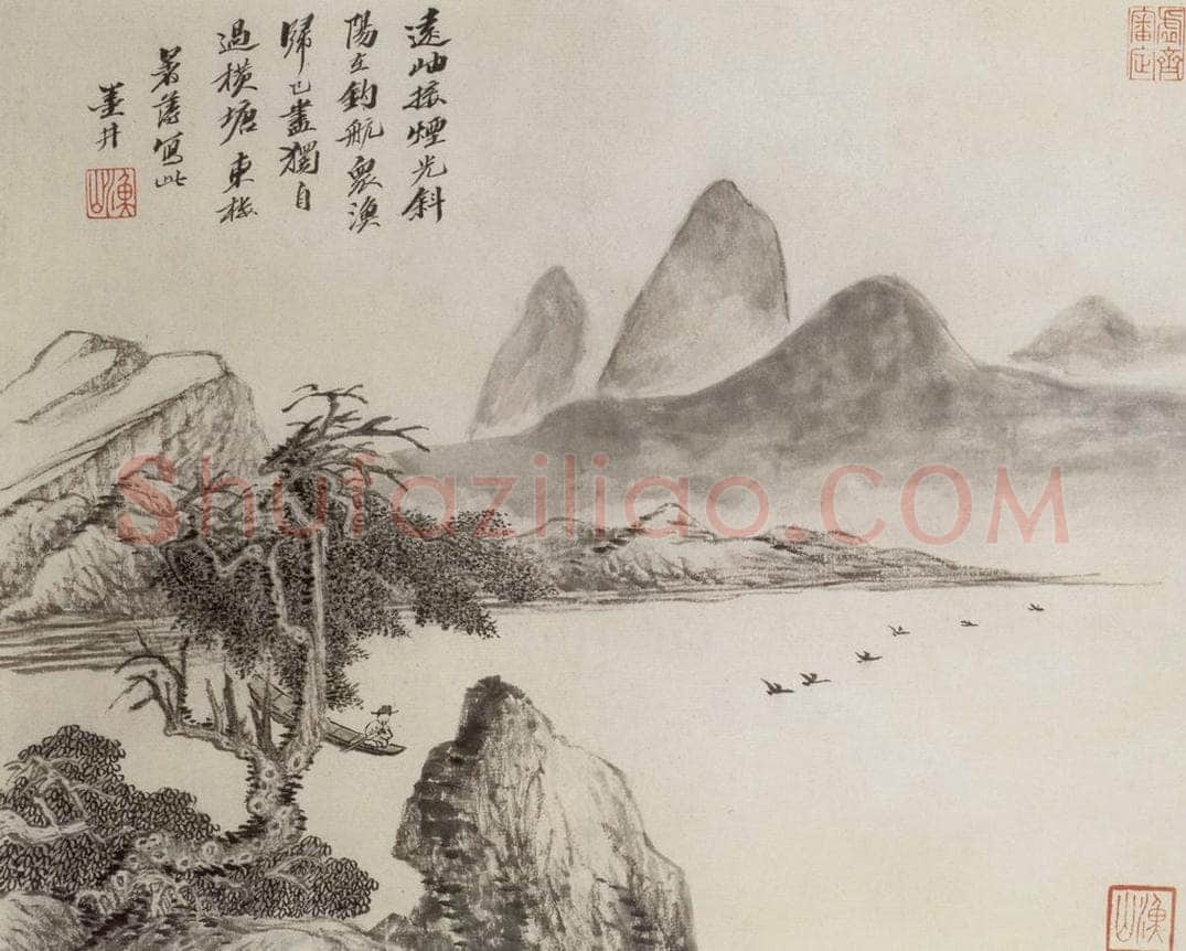 清 吴历 山水册 书画作品