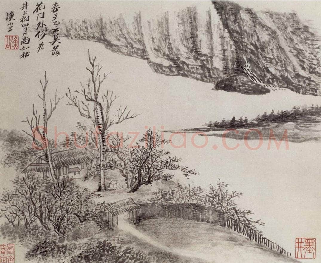 清 吴历 山水册 书画作品