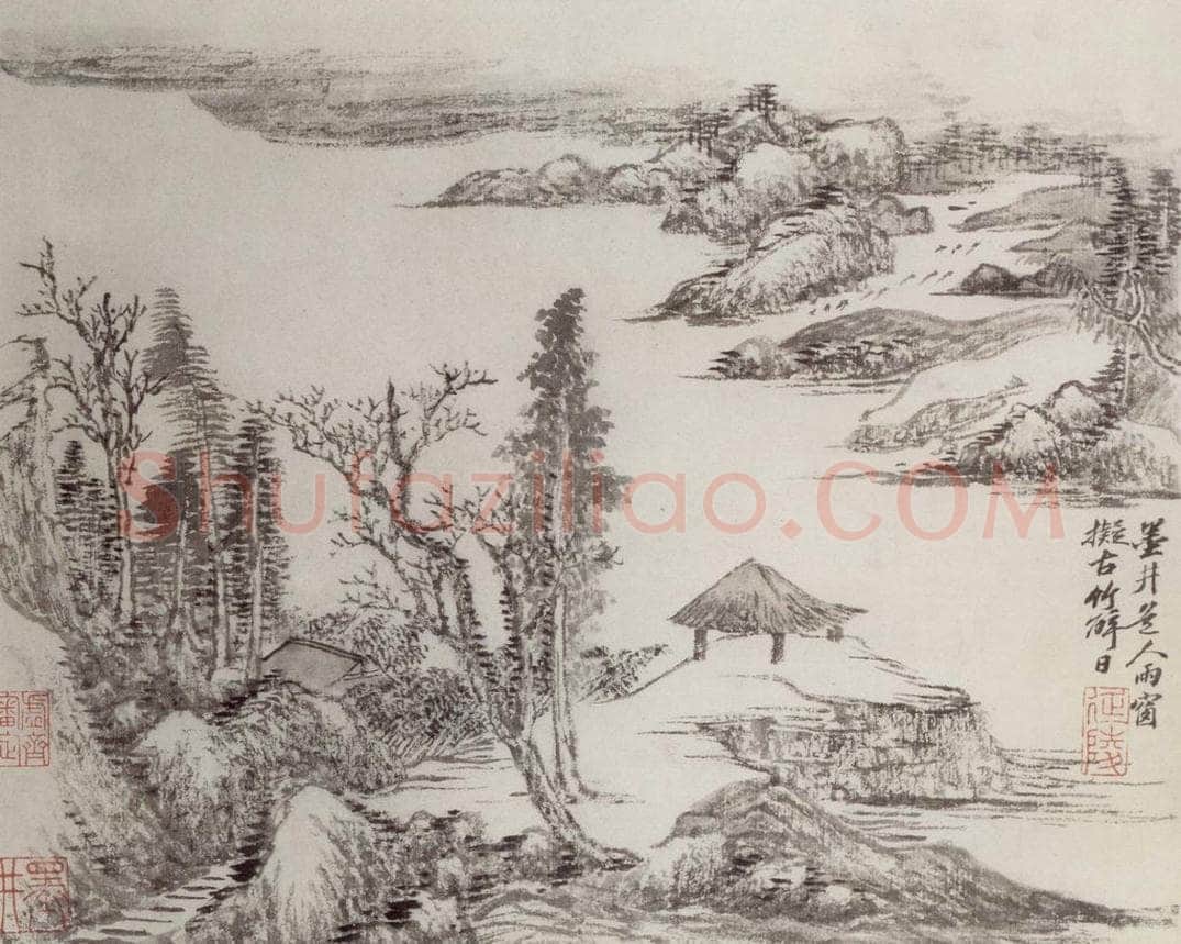 清 吴历 山水册 书画作品