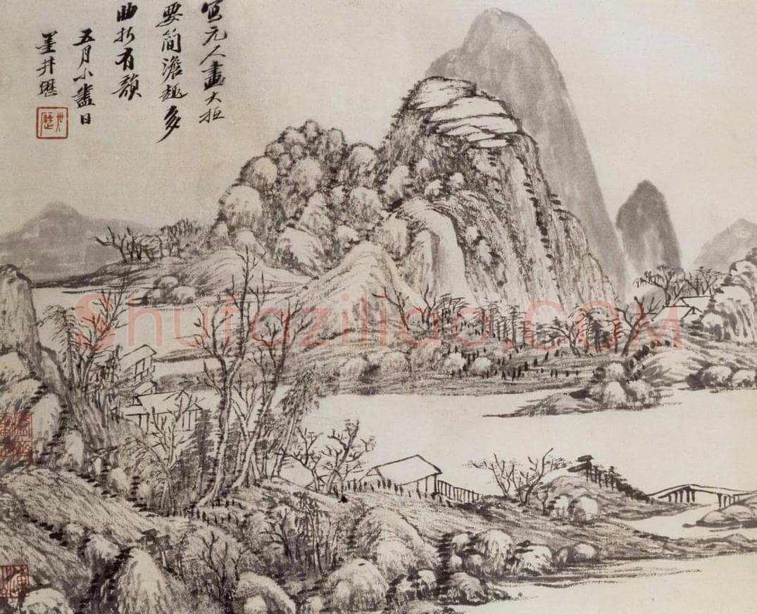 清 吴历 山水册 书画作品