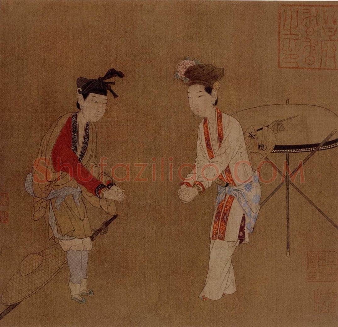 宋 伕名 杂剧图 书画作品