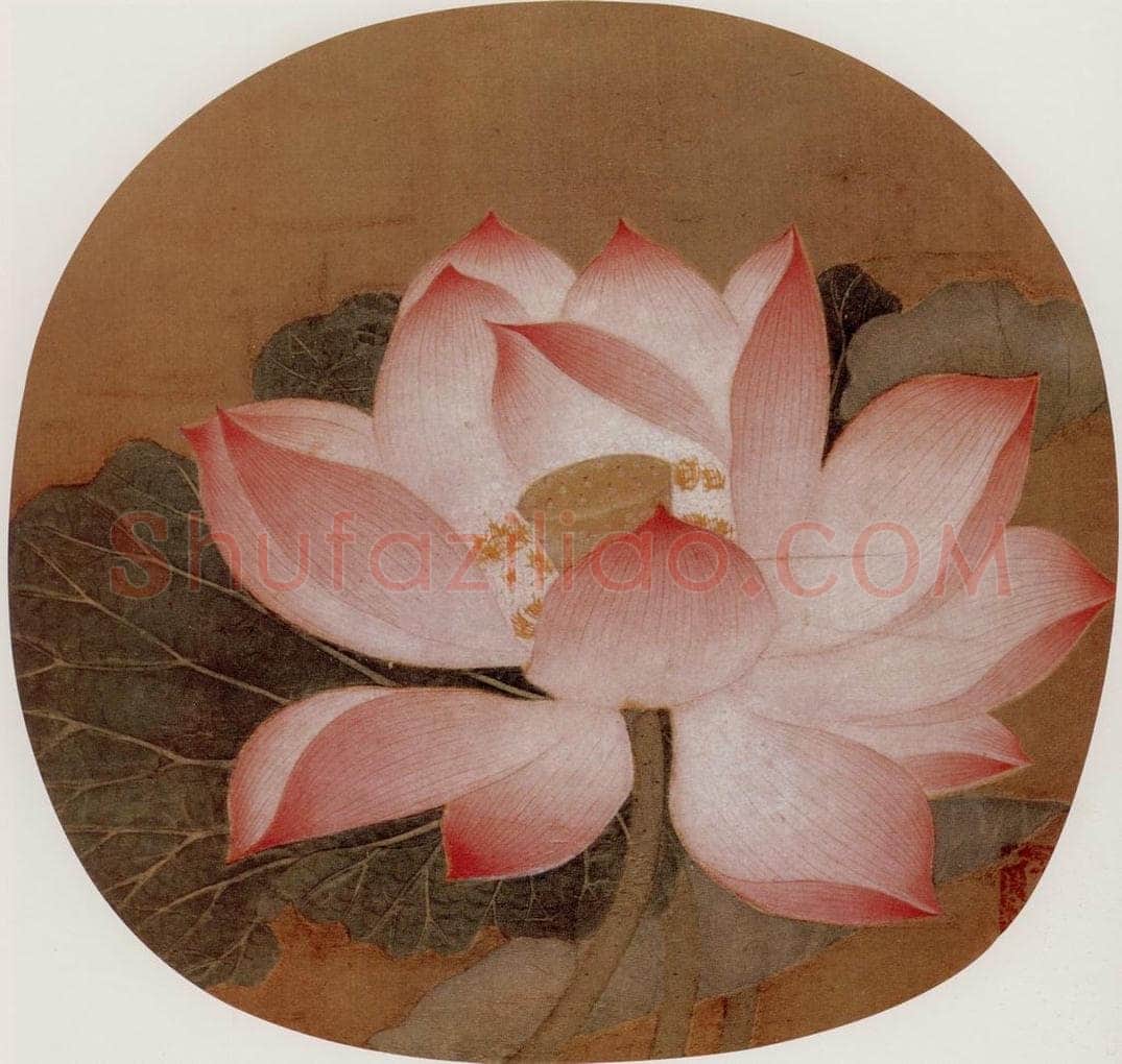 宋 伕名 出水芙蓉图 书画作品