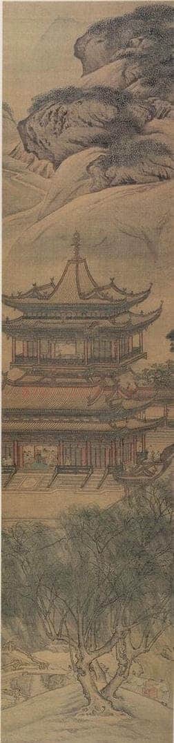 清 袁耀 拟九成宫意 书画作品