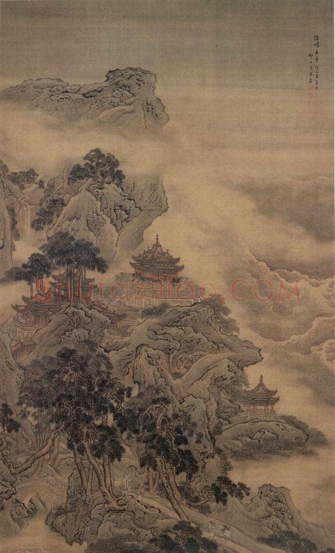 清 袁耀 海峤春华图 书画作品