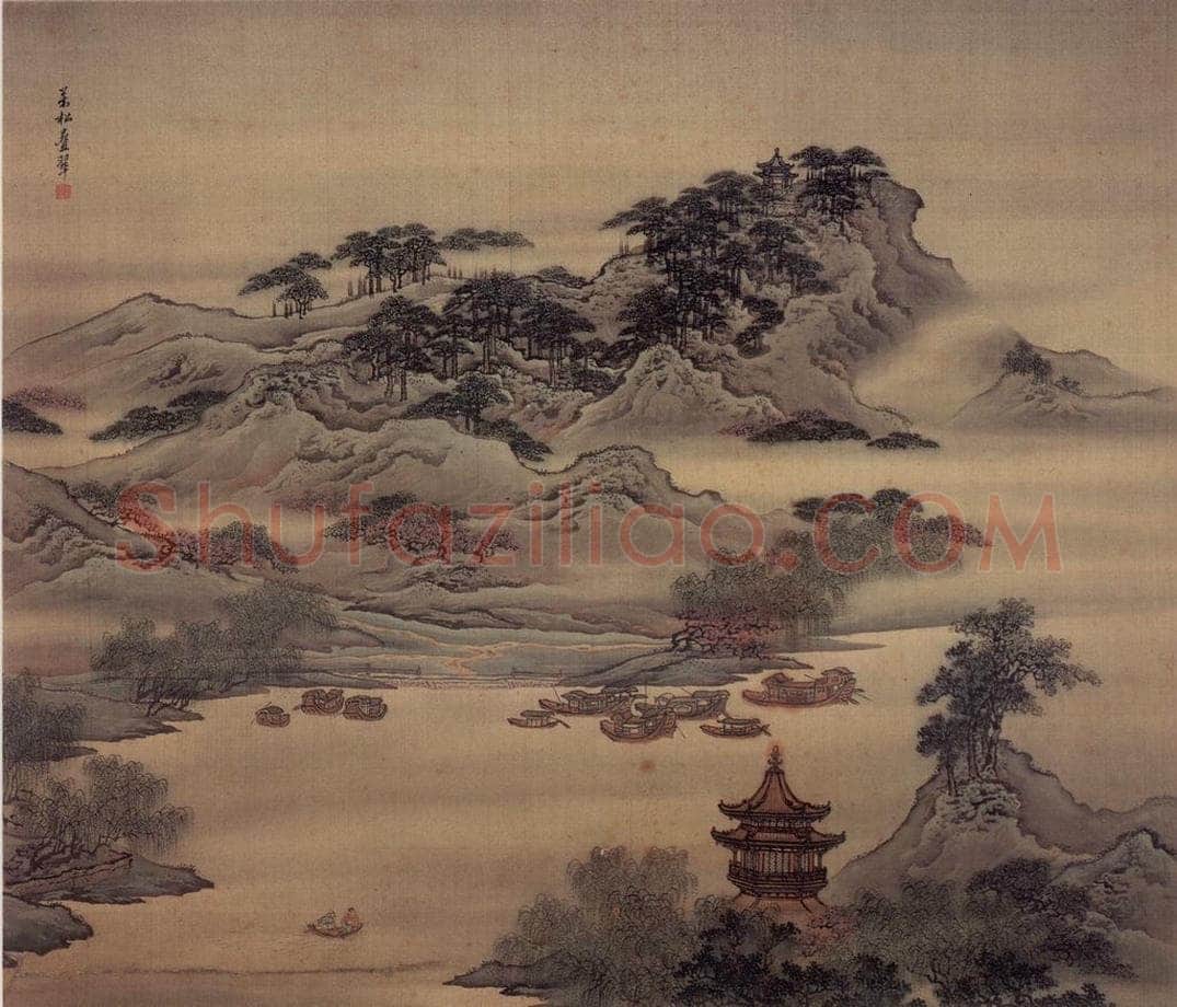 清 袁耀 扬州四景 书画作品