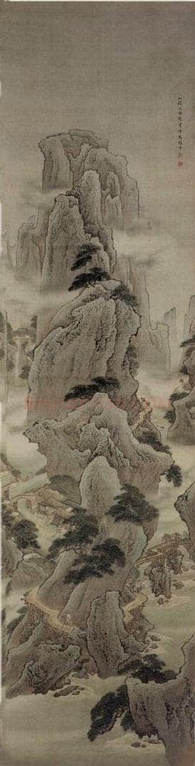 清 袁耀 山水人物条屏 书画作品